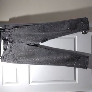 Gray beaded jeans size 16 by Lane Bryant